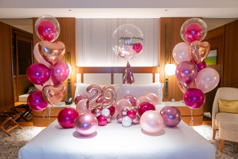 29th Birthday Surprise Balloon Decoration at InterContinental Yokohama Pier 8