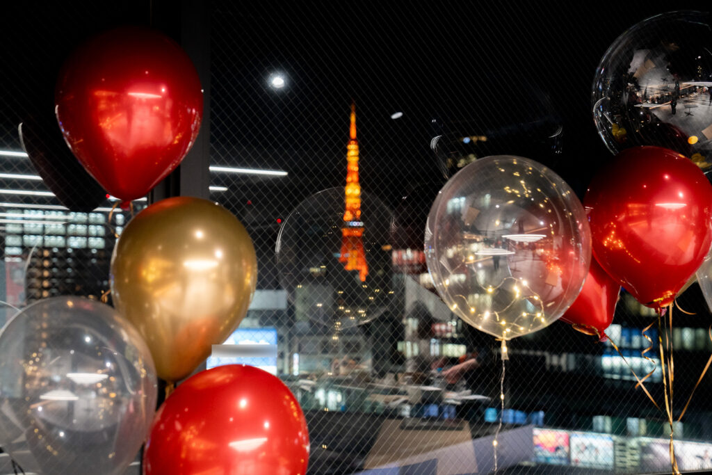 グレイドパーク新橋での50歳の誕生日をバルーン装飾でサプライズ