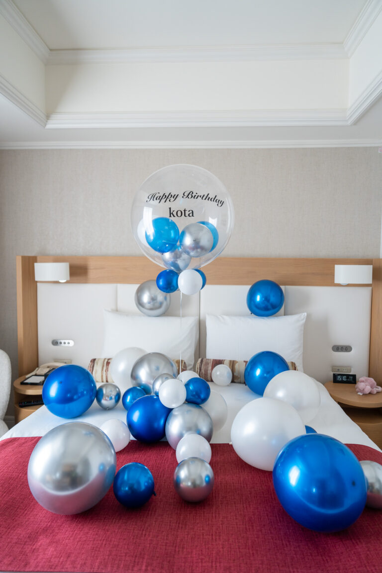 Birthday surprise balloon decoration at グランドニッコー東京 台場