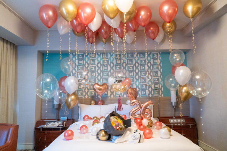 26th Birthday Surprise Decorations at The Prince Park Tower Tokyo