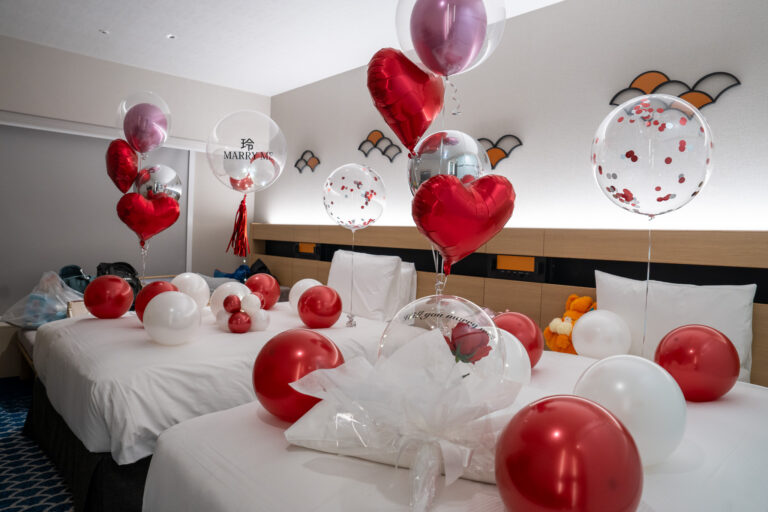 Birthday Surprise Balloon Decoration at Hilton Tokyo Bay