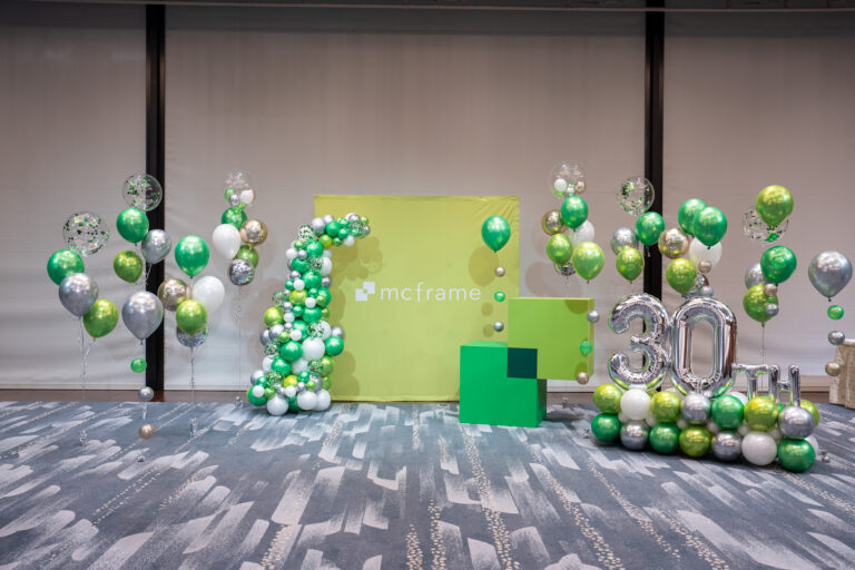 30th Anniversary Corporate Party Balloon Decoration at 東京會舘