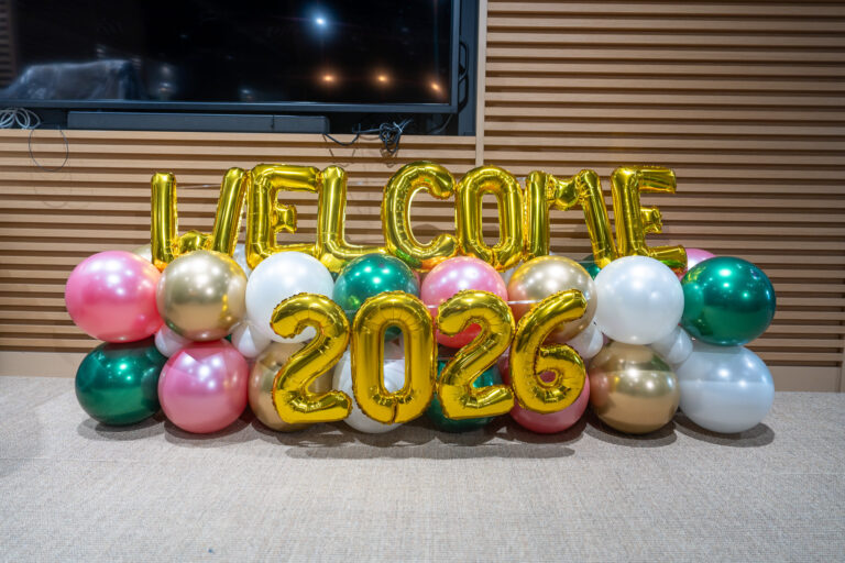 新橋プレイス 2026年入職儀式・內定儀式 WELCOME氣球裝飾