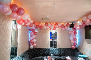 Lounge & Bar CELEBRITYでの誕生日サプライズバルーン飾り付け
