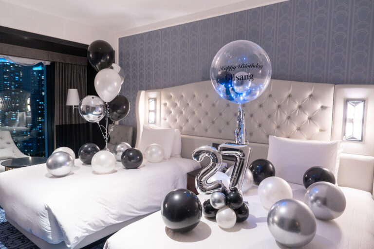 Hilton Yokohama 27歲生日驚喜氣球裝飾