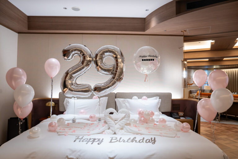 ザ・プリンスパークタワー東京での30歳誕生日サプライズバルーン装飾