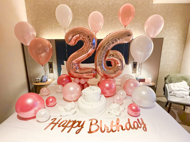 DoubleTree by Hilton Osaka Castle 26岁生日惊喜气球装饰