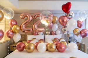 22nd Birthday Balloon Decoration Surprise at Hilton Tokyo Odaiba