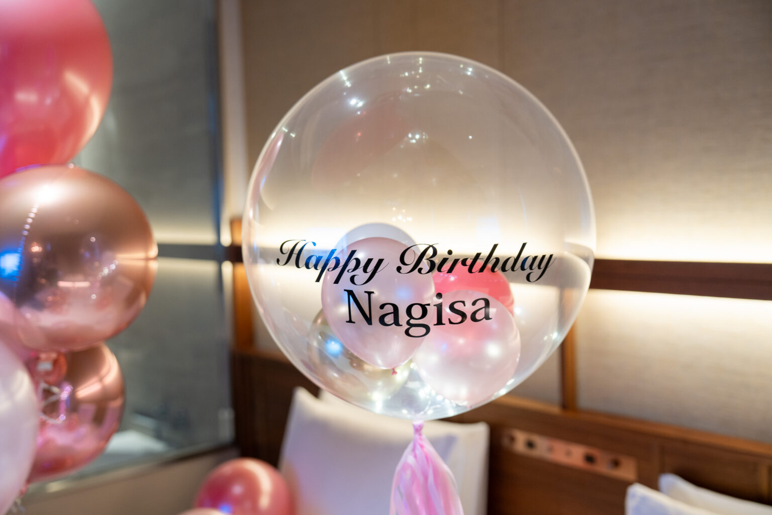 カンデオホテルズ大阪ザ・タワーでの21歳誕生日サプライズバルーン装飾