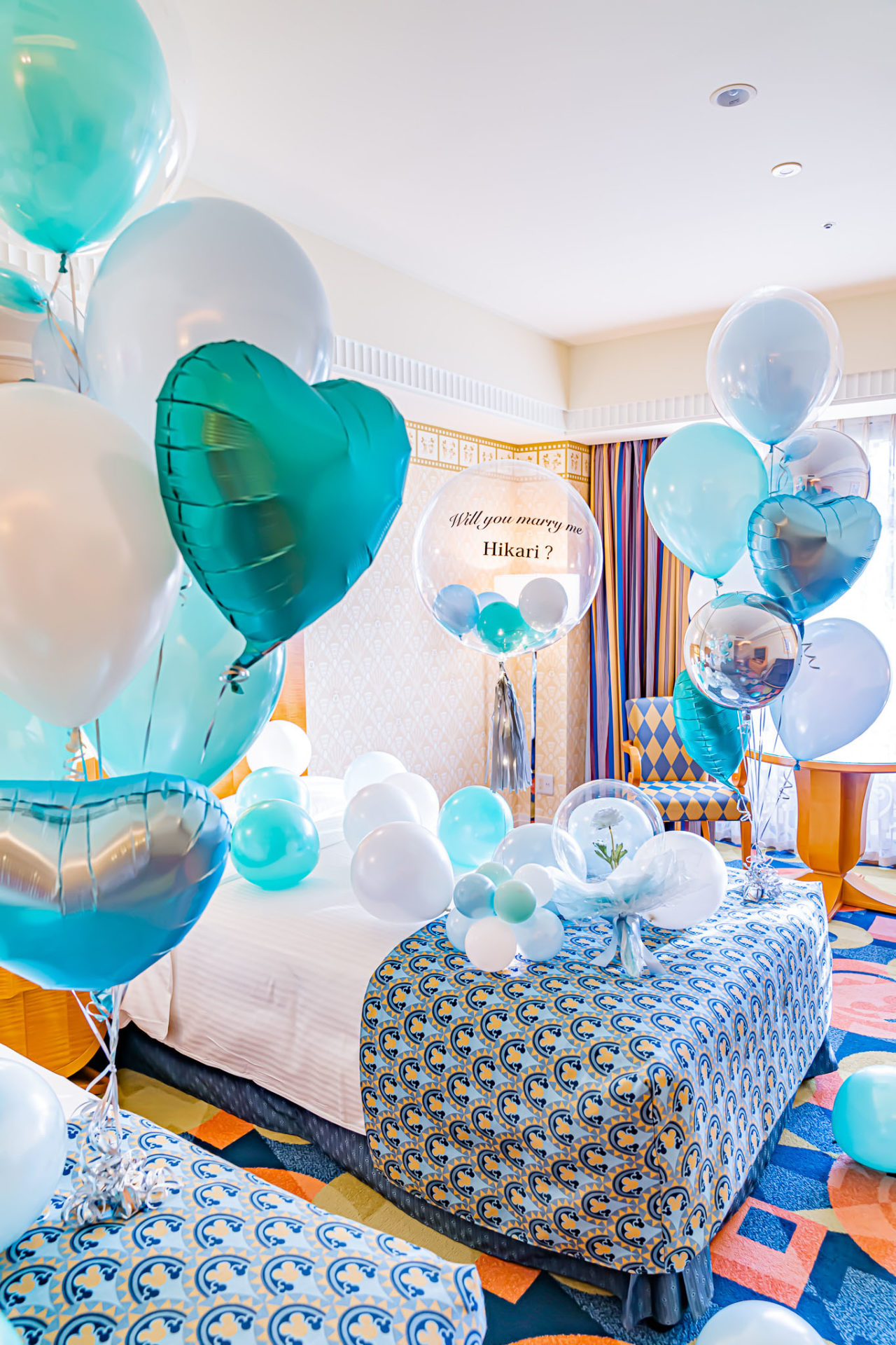 プロポーズサプライズ装飾