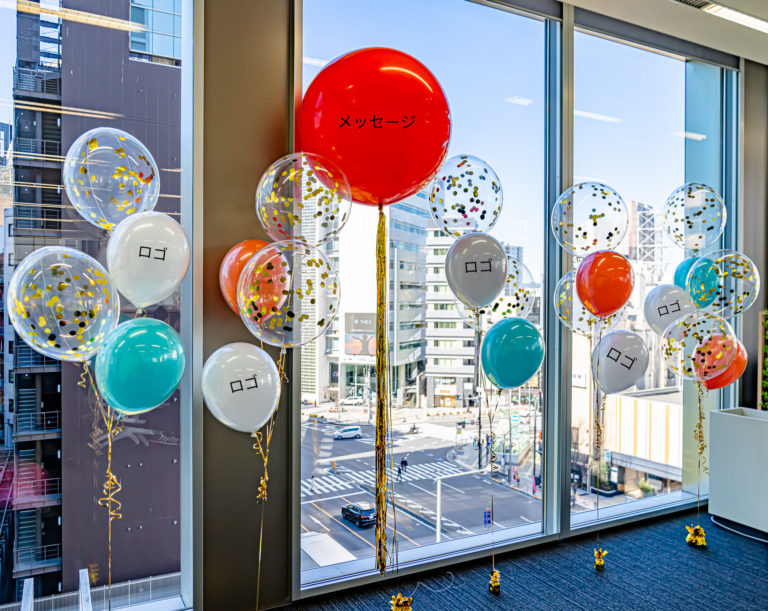 企業イベントのバルーンデコレーション