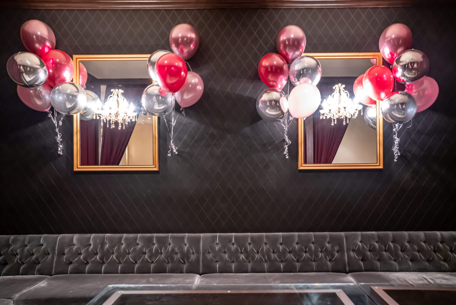 飲食店でパーティー装飾