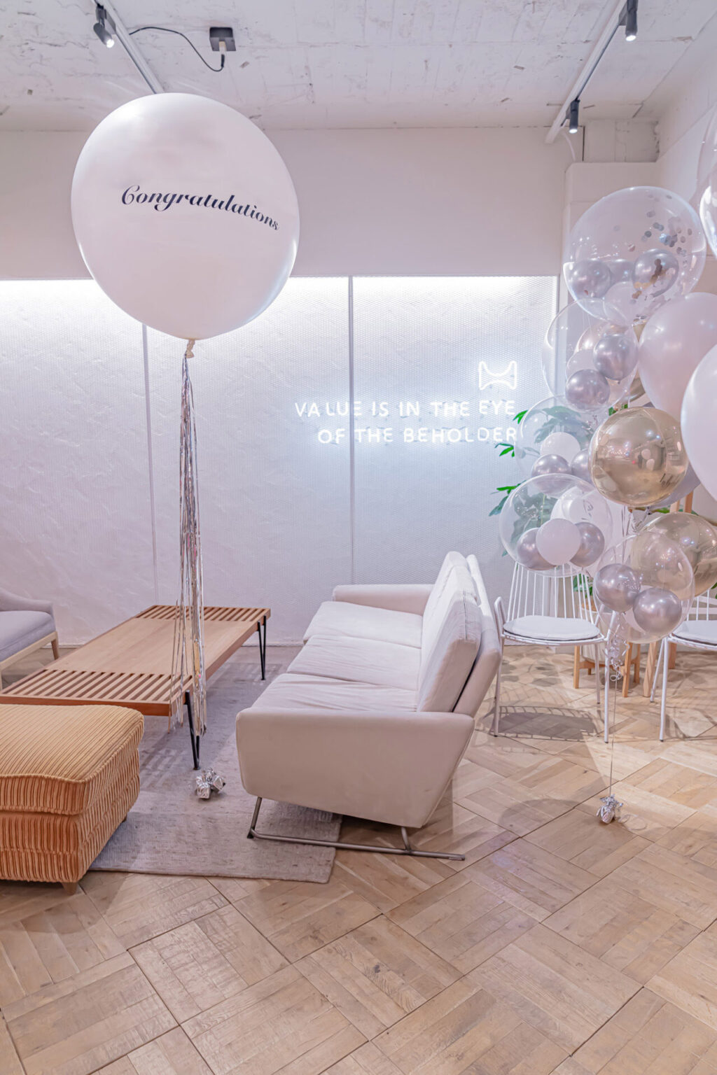 企業の壮行会パーティー装飾