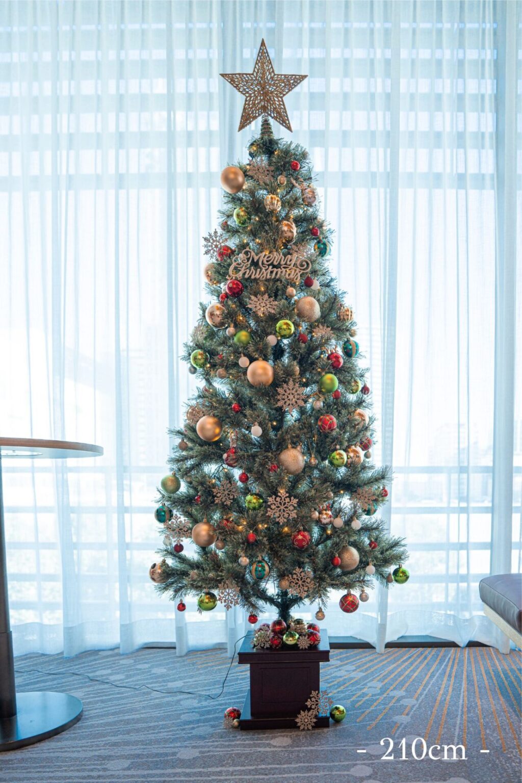 オフィスのクリスマス装飾