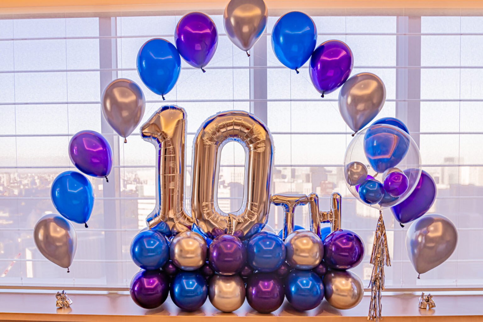 ホテルで周年お祝いパーティー