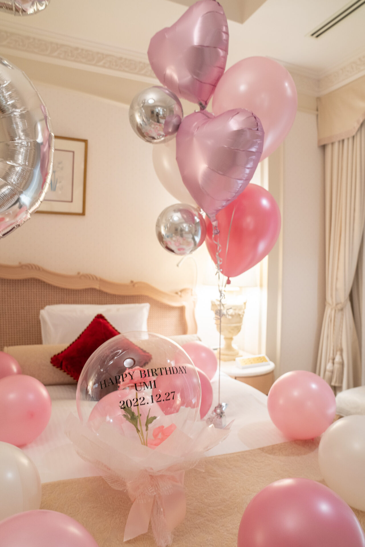 娘のお誕生日サプライスバルーン