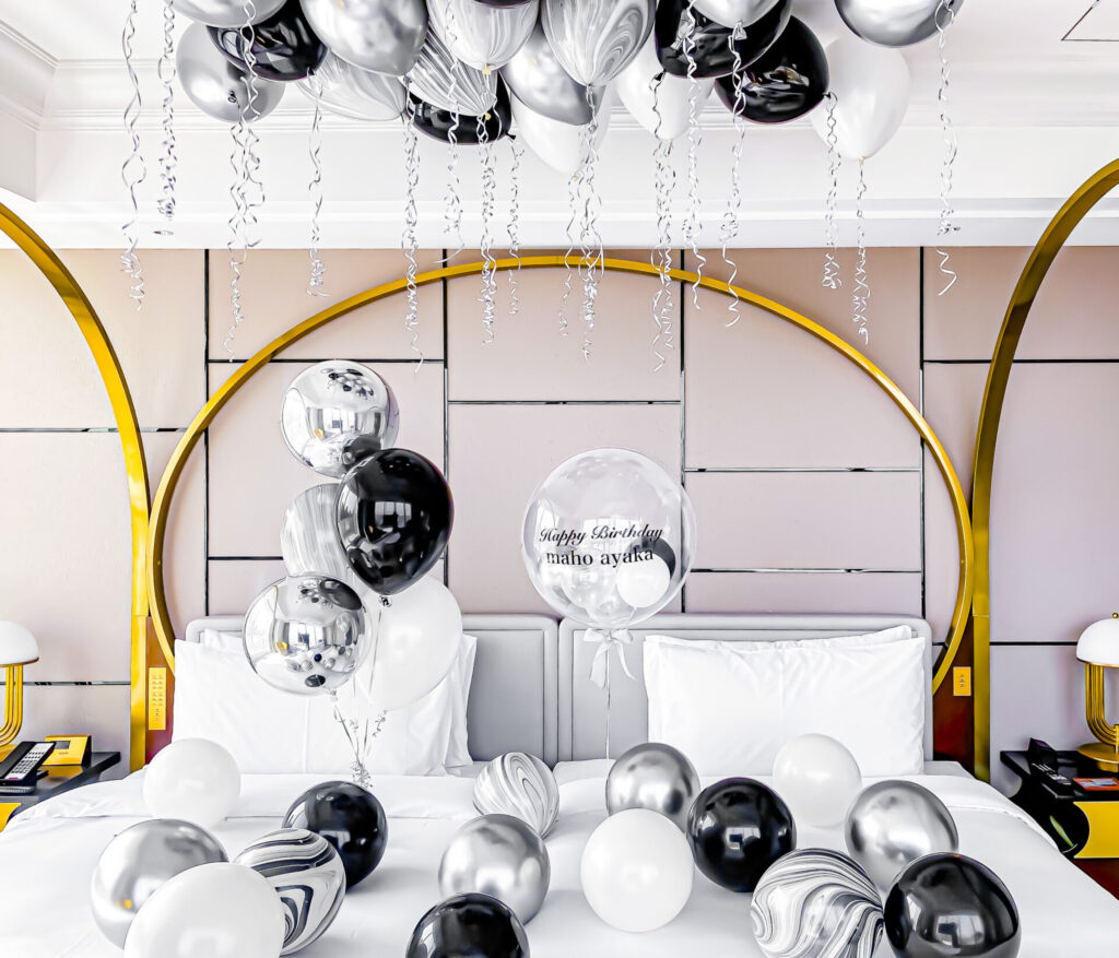 ステージでの入学・卒業のバルーンデコレーション装飾 #176