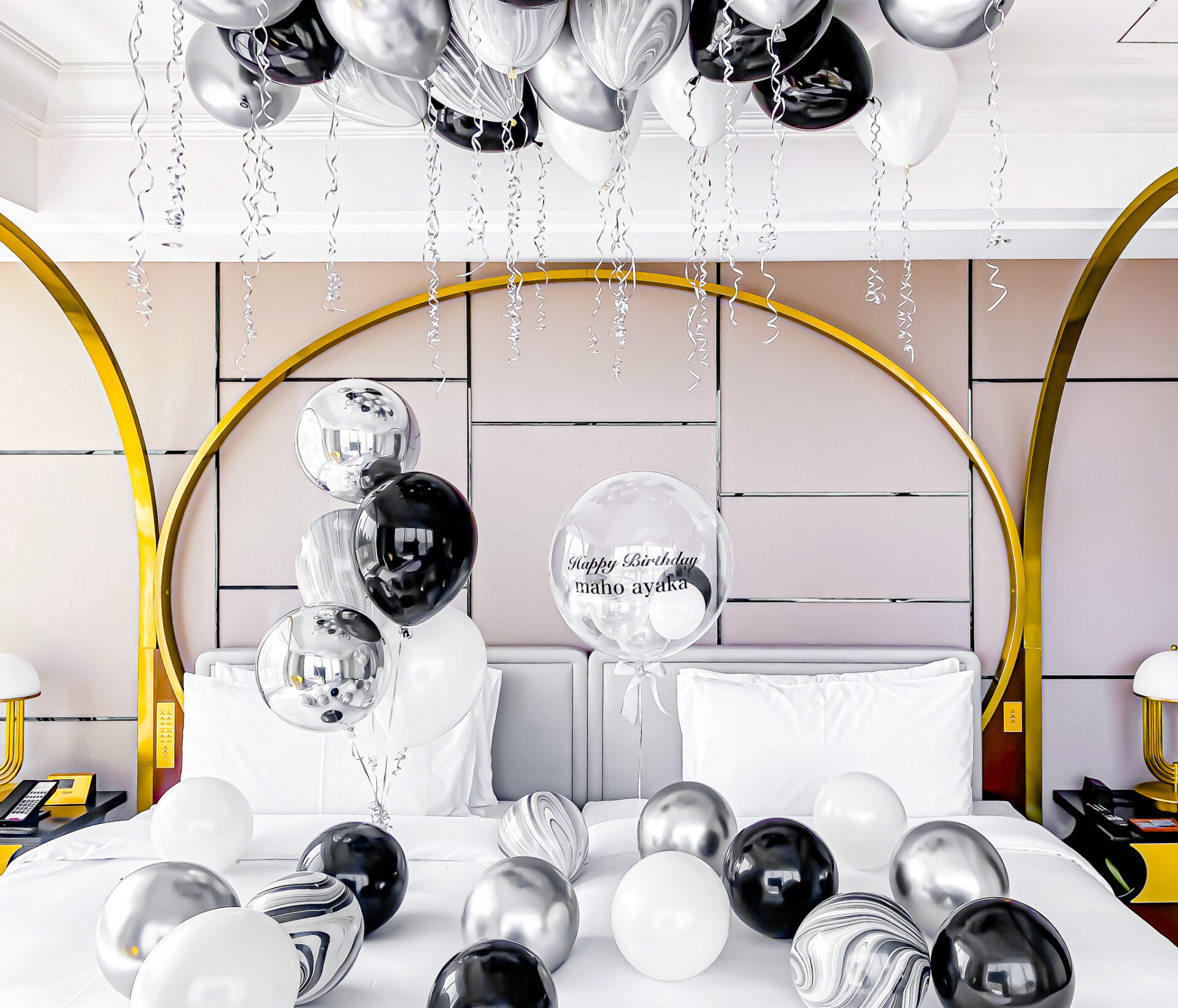 무대 위 입학-졸업식 풍선 데코레이션 장식 #176