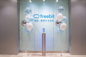 企業の入社式バルーン装飾