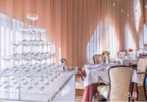 シャンパンタワー(四角形)装飾