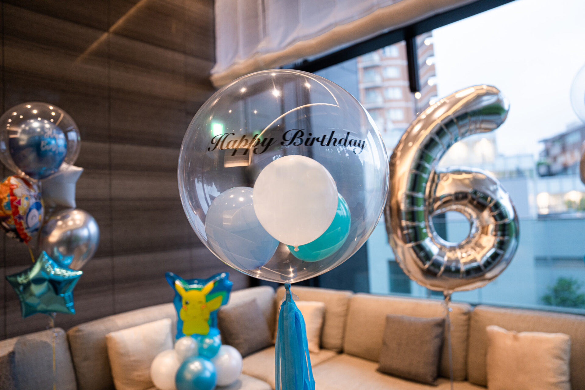 自宅で男の子のお誕生日パーティー装飾