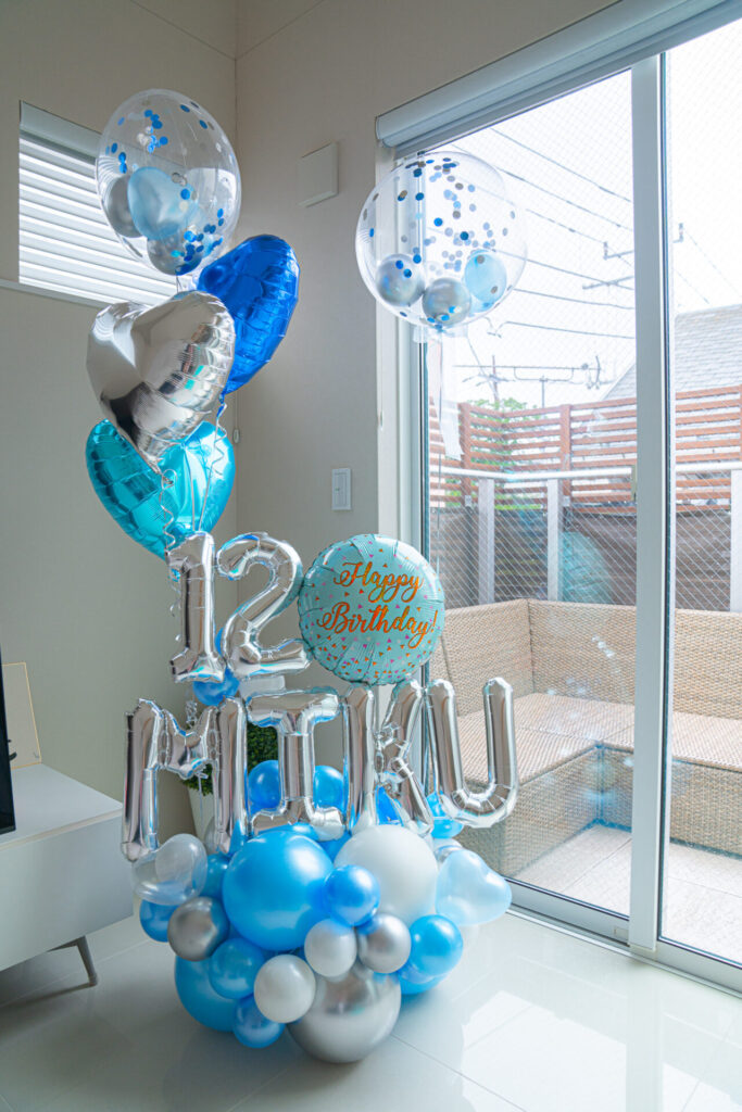 自宅で娘の誕生日お祝い