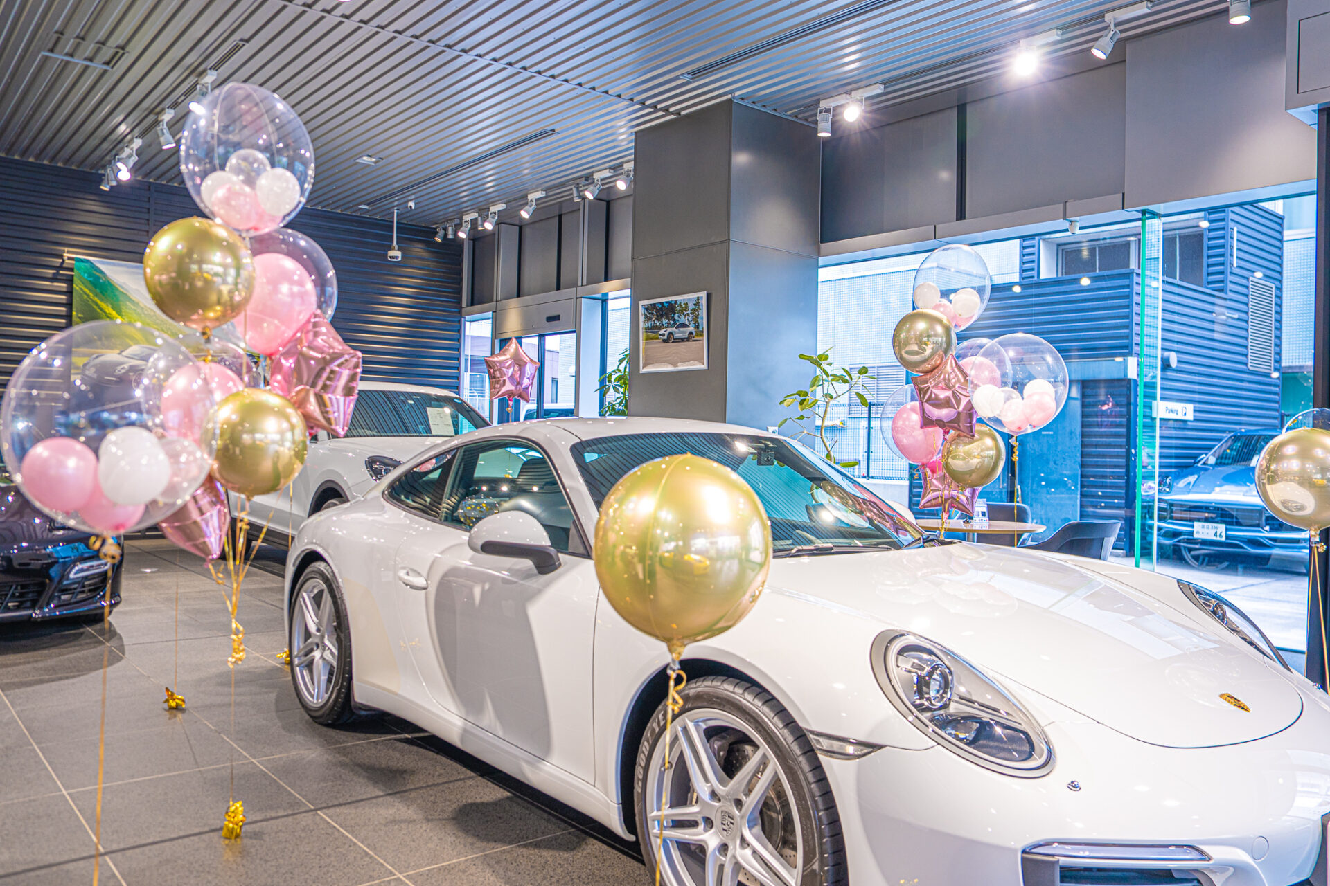 納車イベント装飾