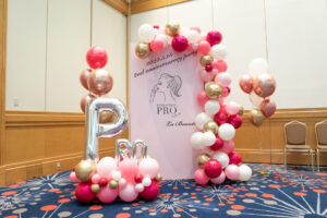 会社のイベントでのフォトスポット装飾