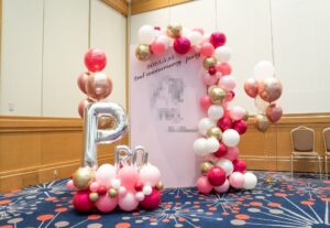 会社のイベントでのフォトスポット装飾