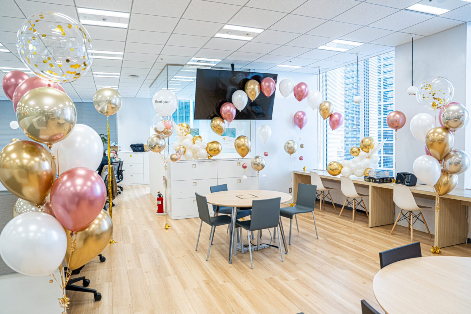 会社のお誕生日会イベント装飾