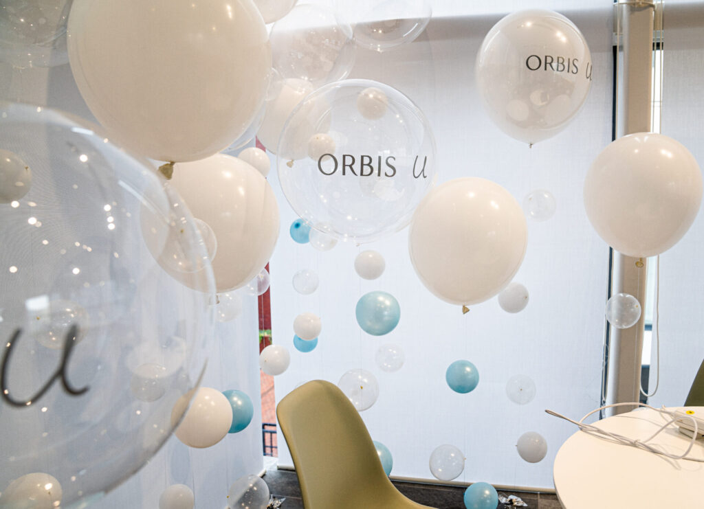 ORBISのバルーン装飾