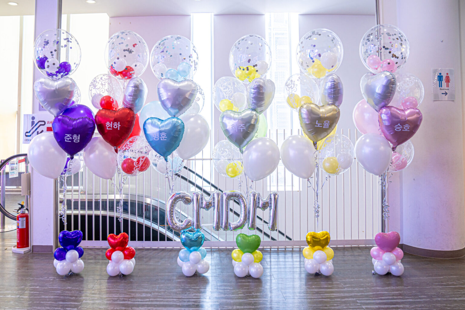 韓国アイドル生誕祭バルーン装飾