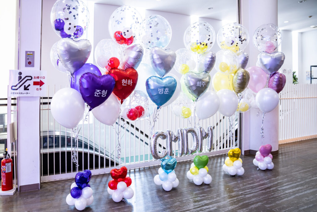 韓国アイドル生誕祭バルーン装飾