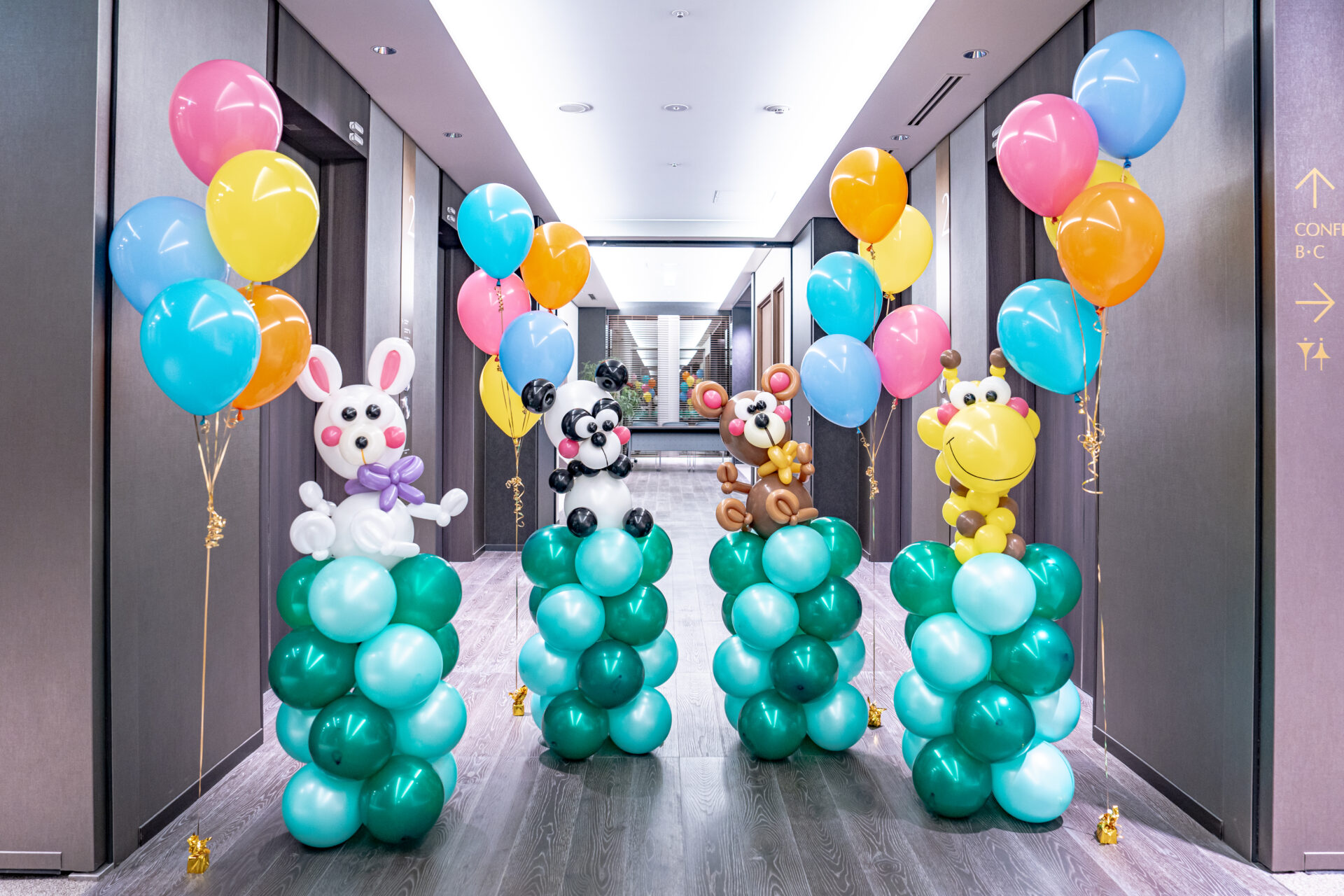 オフィスのファミリーデー装飾