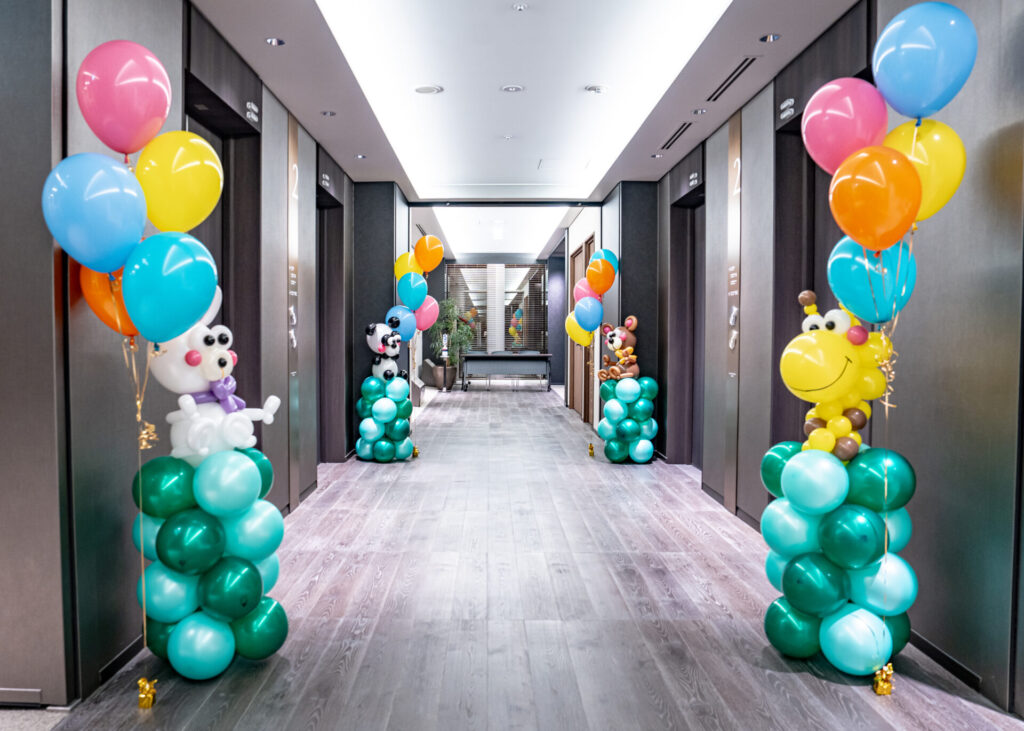 オフィスのファミリーデー装飾