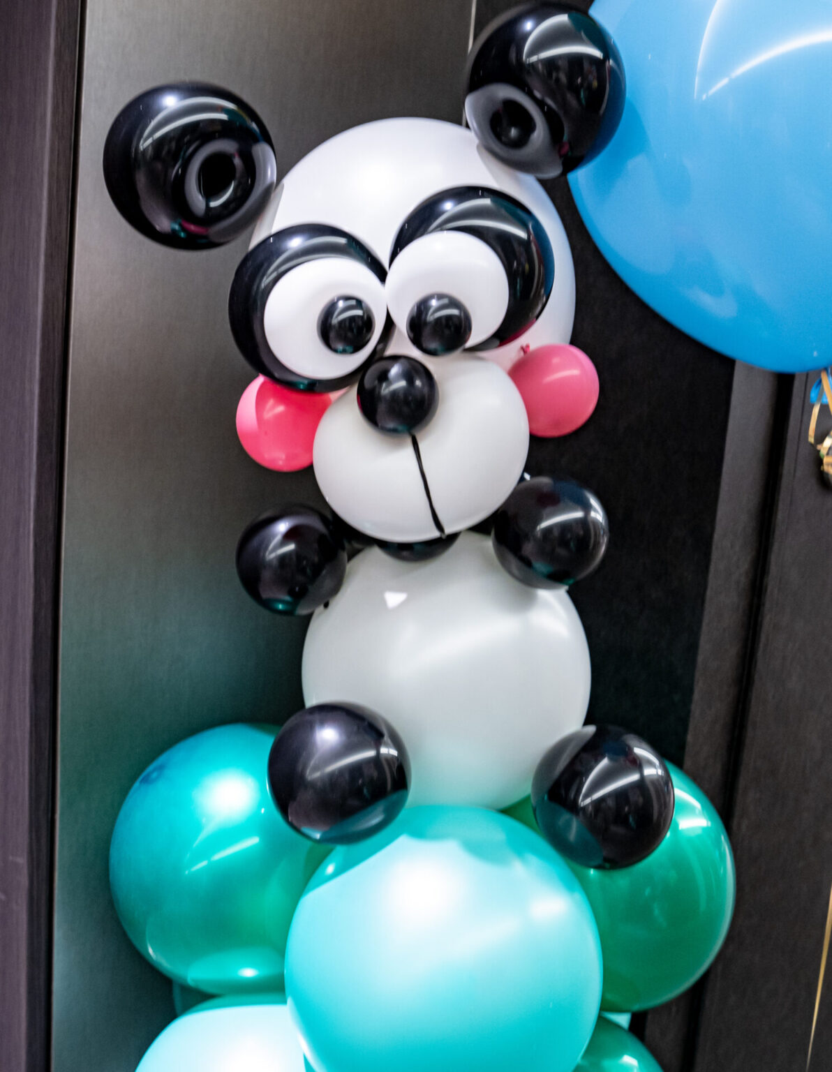 ファミリーデーのパンダのバルーン