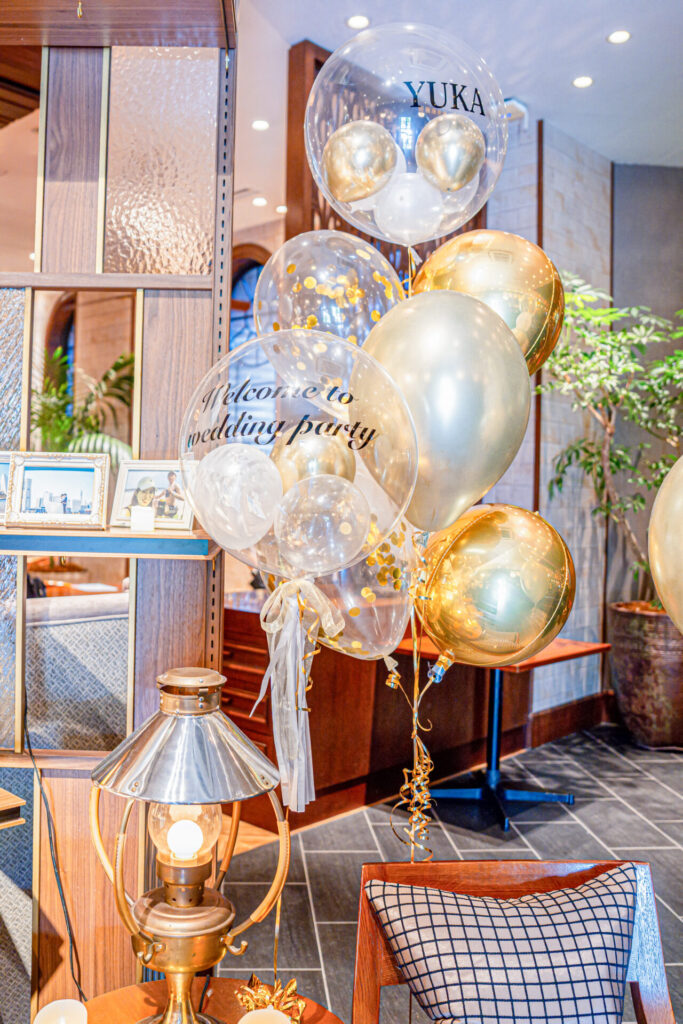 ウェディングバルーン電報