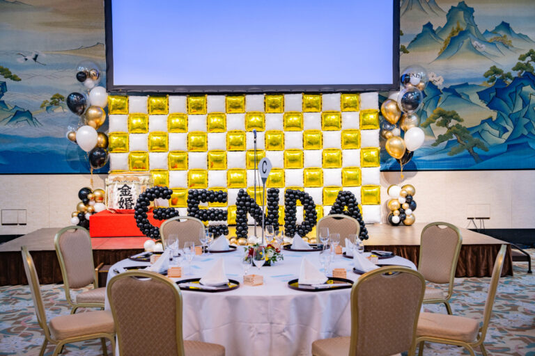 企業イベント上場祝いバルーンデコレーション