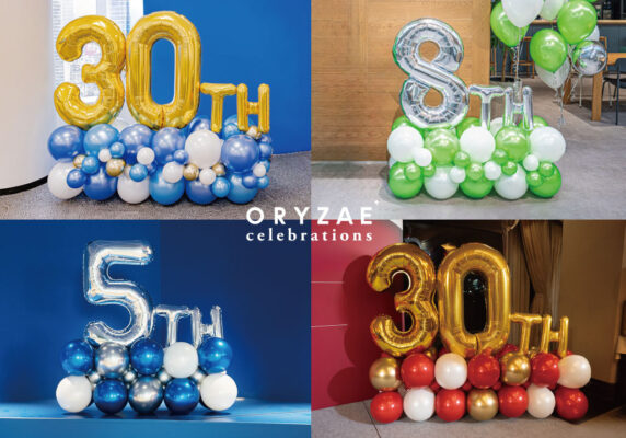 オプションデコレーション　数字オブジェ