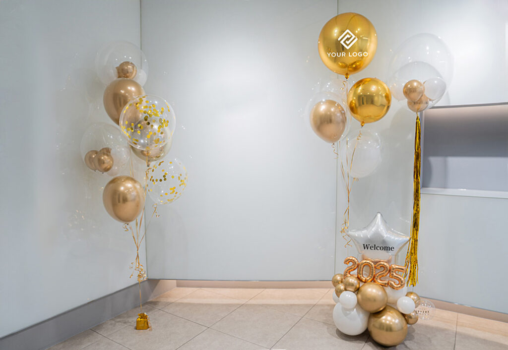 入社式デコレーション