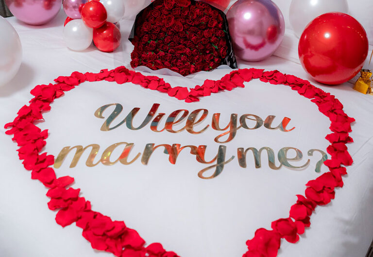 【옵션】Will you marry me? 레터 배너 장식