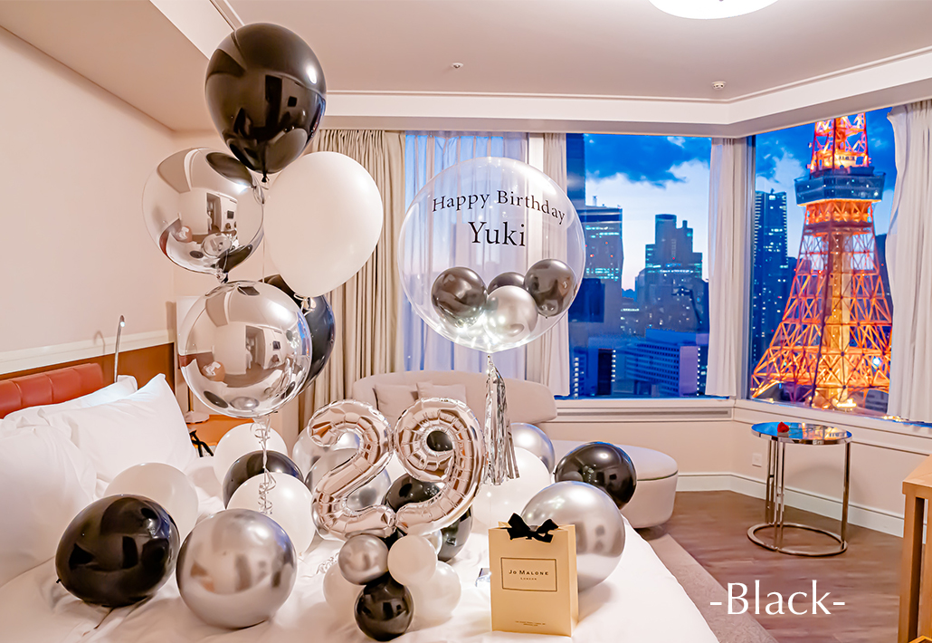 恋人へホテルサプライズ装飾