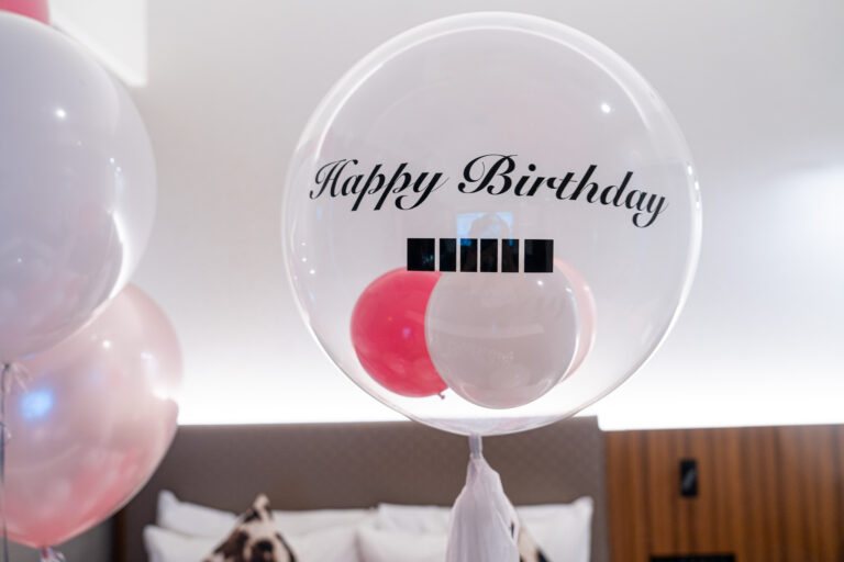 三井ガーデンホテル豊洲プレミア에서의 생일 서프라이즈 풍선 장식