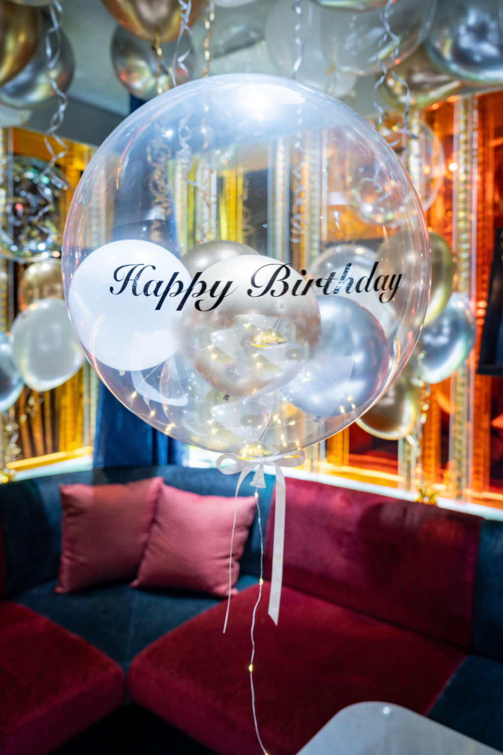 飲食店のお誕生日サプライズバルーン