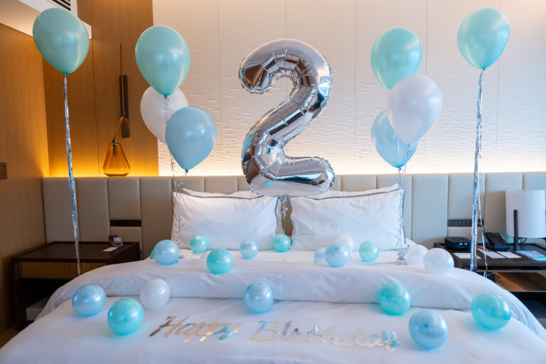 ウェスティンホテル横浜での2歳誕生日バルーン飾り付け