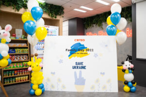 ファミリーデーのフォトスポット装飾