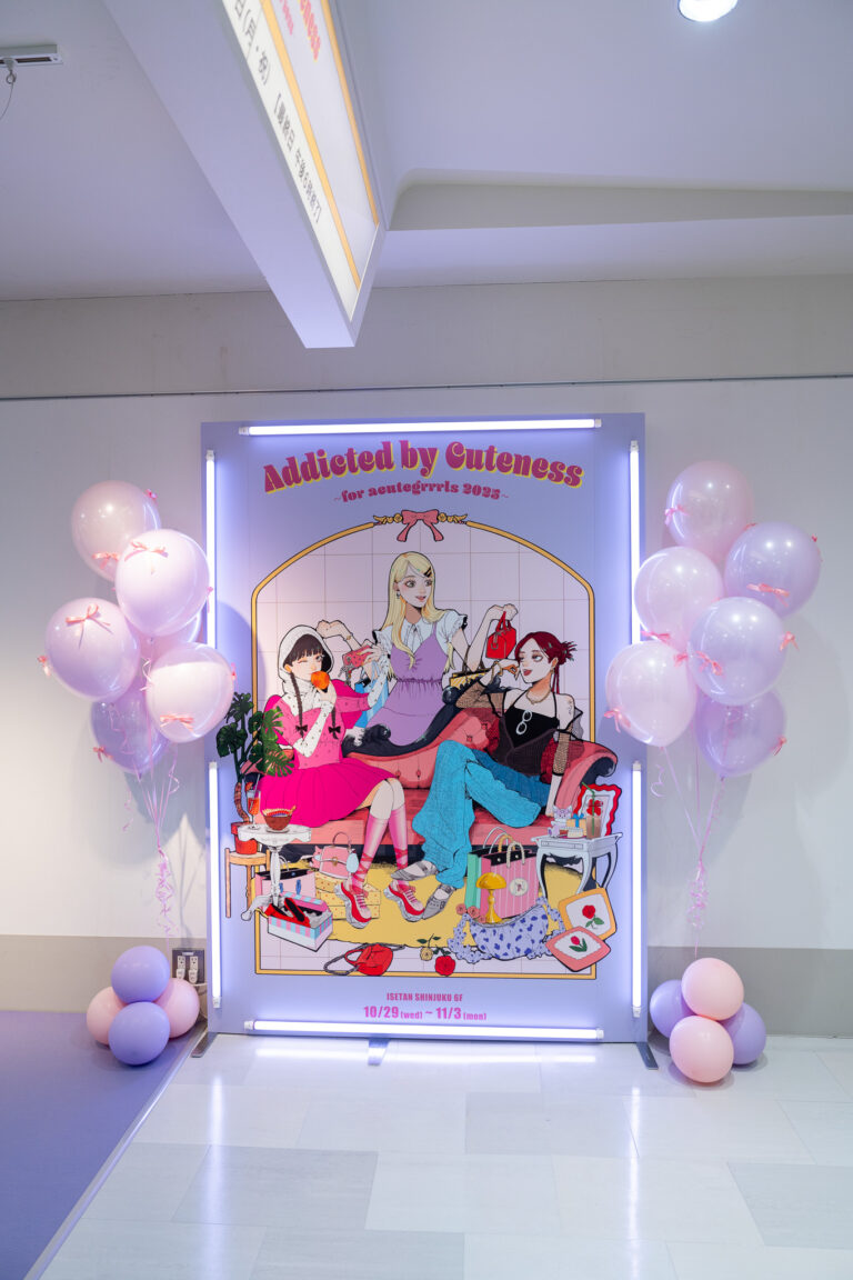 Pink & Purple Balloon Decorations for 伊勢丹新宿店 Pop-up Store