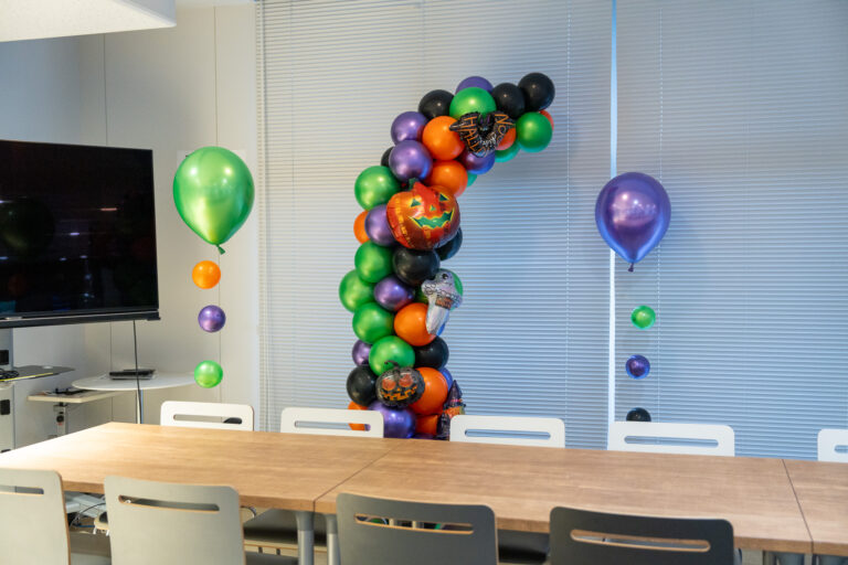 Halloween Event at バンダイナムコスタジオ: Balloon Decoration & Styling