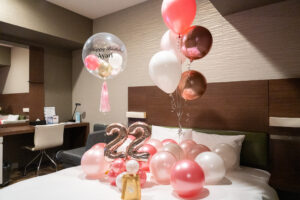 相鉄グランドフレッサ東京ベイ有明での22歳誕生日サプライズ飾り付け