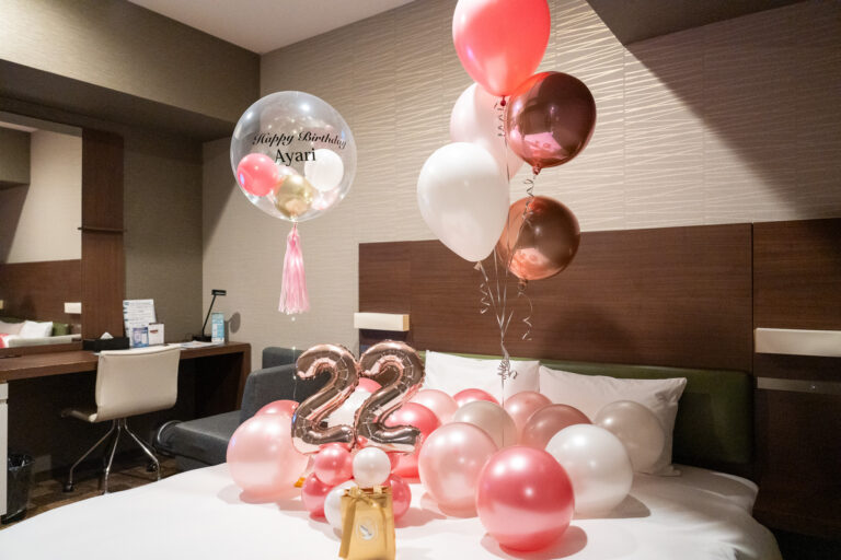 相鉄グランドフレッサ東京ベイ有明での22歳誕生日サプライズ飾り付け